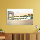 Uitzicht van Clifton Gate Canvas Afdruk (Insitu (Woonkamer))