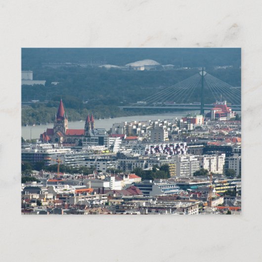 Uitzicht van Cobenzl Briefkaart (Voorkant)