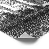 Uitzicht van Cobham Hall Poster (Hoek)