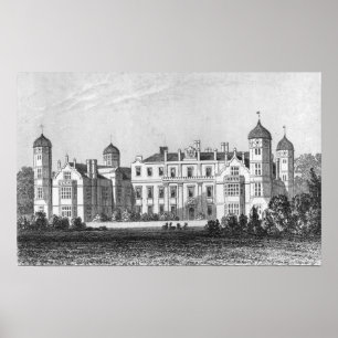 Uitzicht van Cobham Hall Poster