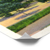 Uitzicht van Coles Hill en Plymouth Rock Portico Poster (Hoek)