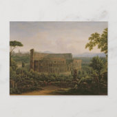 Uitzicht van Colosseum van de Palatine Heuvel Briefkaart (Voorkant)