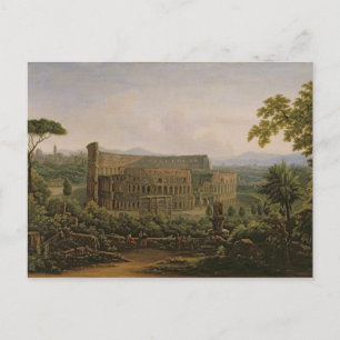 Uitzicht van Colosseum van de Palatine Heuvel Briefkaart