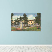 Uitzicht van Colton Hall Canvas Afdruk (Insitu (Houten vloer))