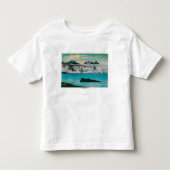 Uitzicht van Columbia Glacier, Alaska Kinder Shirts (Voorkant)