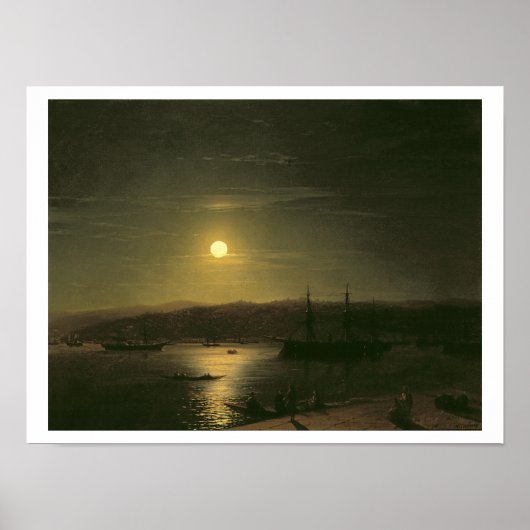 Uitzicht van Constantinopel Poster (Voorkant)