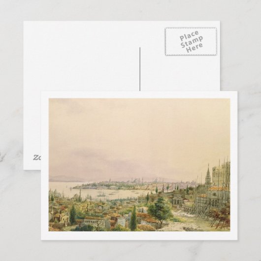 Uitzicht van Constantinopel uit Pera Briefkaart (Voorkant / Achterkant)