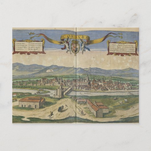 Uitzicht van Cordoba Briefkaart (Voorkant)