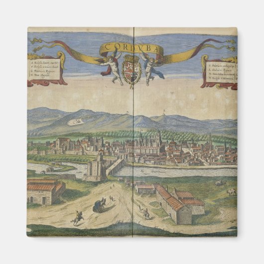 Uitzicht van Cordoba Magneet (Voorkant)