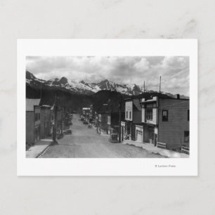 Uitzicht van Cordova, foto van Alaska Briefkaart