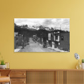 Uitzicht van Cordova, foto van Alaska Canvas Afdruk (Insitu (Woonkamer))