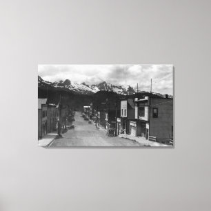 Uitzicht van Cordova, foto van Alaska Canvas Afdruk