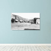 Uitzicht van Cottage Avenue Canvas Afdruk (Insitu (Houten vloer))