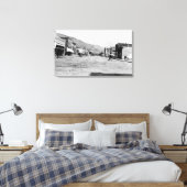 Uitzicht van Cottage Avenue Canvas Afdruk (Insitu (Slaapkamer))