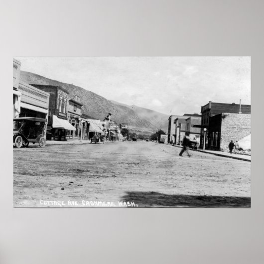 Uitzicht van Cottage Avenue Poster (Voorkant)