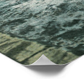 Uitzicht van Court Street Bridge met hoge tonen Poster (Hoek)