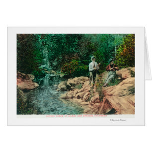 Uitzicht van Coyote Creek bij Gilroy Hot Springs