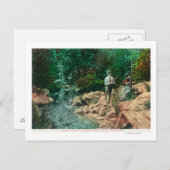 Uitzicht van Coyote Creek bij Gilroy Hot Springs Briefkaart (Voorkant / Achterkant)