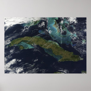 Uitzicht van Cuba Poster