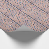 Uitzicht van dakgordels die bruin zijn cadeaupapier (Hoek)