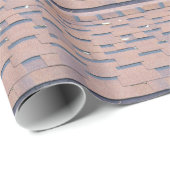 Uitzicht van dakgordels die bruin zijn cadeaupapier (Rol Hoek)