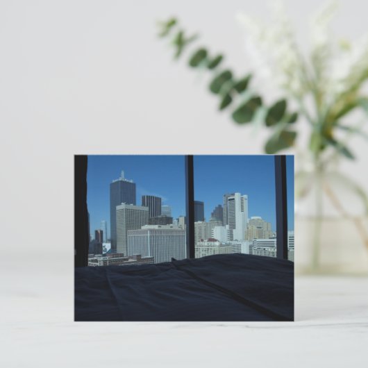 Uitzicht van Dallas Skyline, Texas Briefkaart (Staand voorkant)