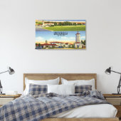 Uitzicht van Dana Villa by-the-Zee Canvas Afdruk (Insitu (Slaapkamer))