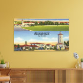 Uitzicht van Dana Villa by-the-Zee Canvas Afdruk (Insitu (Woonkamer))