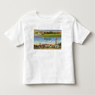 Uitzicht van Dana Villa by-the-Zee Kinder Shirts