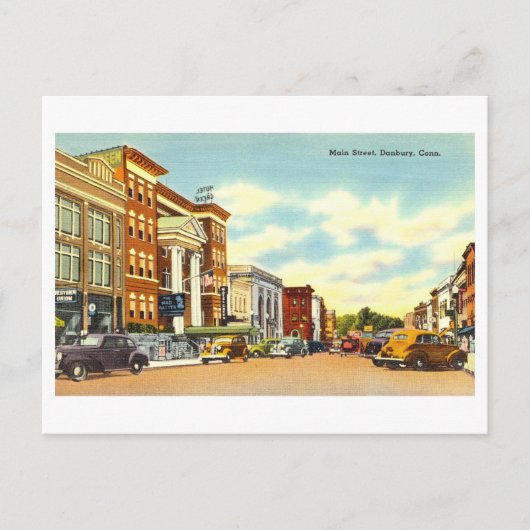 Uitzicht van Danbury, Connecticut, Briefkaart (Voorkant)