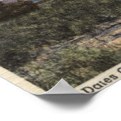 Uitzicht van Dates Groei nabij het Zee Salton Poster (Hoek)