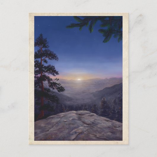 Uitzicht van David - Briefkaart (Voorkant)