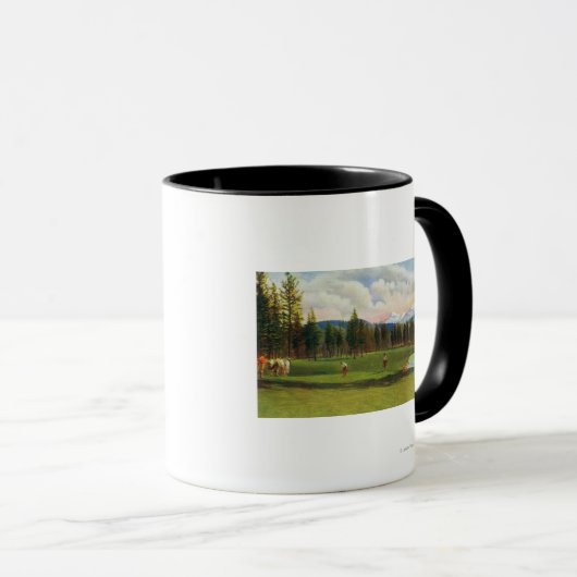 Uitzicht van de 14e groenen mok (Voorkant rechts)