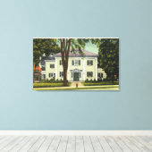 Uitzicht van de 1e Normale School in Amerika Canvas Afdruk (Insitu (Houten vloer))