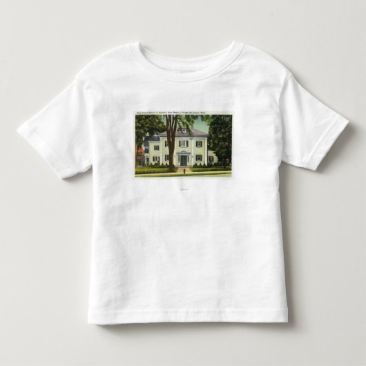 Uitzicht van de 1e Normale School in Amerika Kinder Shirts (Voorkant)