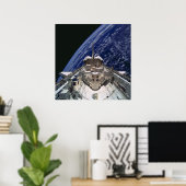 Uitzicht van de aarde van Space Shuttle Atlantis ( Poster (Thuiskantoor)