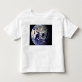 Uitzicht van de aarde vanuit de ruimte kinder shirts (Voorkant)