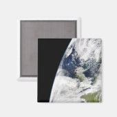 Uitzicht van de aarde vanuit de ruimte magneet (Voorkant / Achterkant)