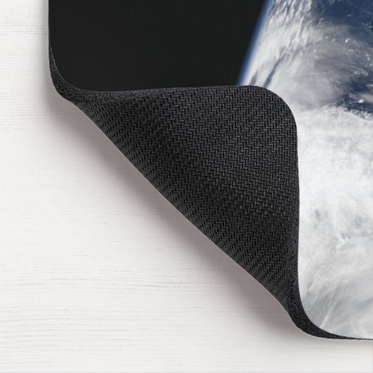 Uitzicht van de aarde vanuit de ruimte muismat (Hoek)