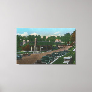 Uitzicht van de Abruikbare Chasmingang Canvas Afdruk