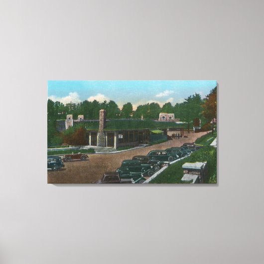 Uitzicht van de Abruikbare Chasmingang Canvas Afdruk (Voorkant)