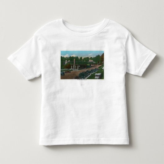 Uitzicht van de Abruikbare Chasmingang Kinder Shirts (Voorkant)
