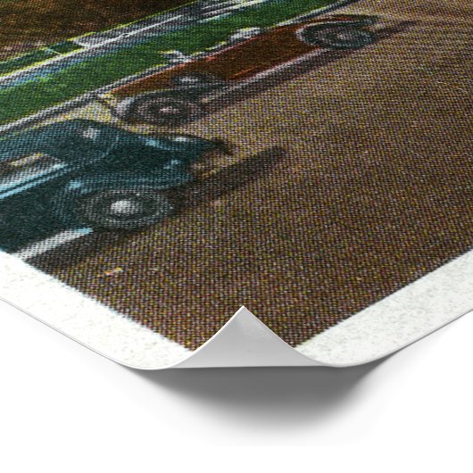 Uitzicht van de Abruikbare Chasmingang Poster (Hoek)