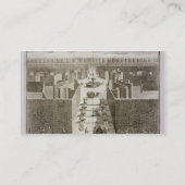 Uitzicht van de acht beelden van de Castellazzo in Visitekaartje (Achterkant)