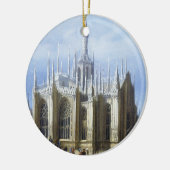 Uitzicht van de achterkant van de kathedraal van M Keramisch Ornament (Links)
