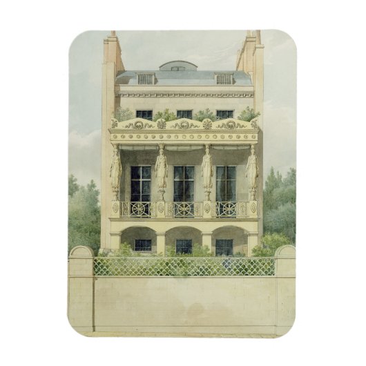 Uitzicht van de achterkant van Henry Phillip Hope' Magneet (Verticaal)