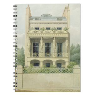 Uitzicht van de achterkant van Henry Phillip Hope' Notitieboek