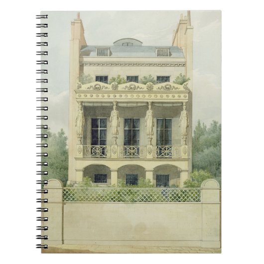 Uitzicht van de achterkant van Henry Phillip Hope' Notitieboek (Voorkant)