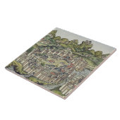 Uitzicht van de afgeroepen stad Constantinopel uit Tegeltje (Zijkant)