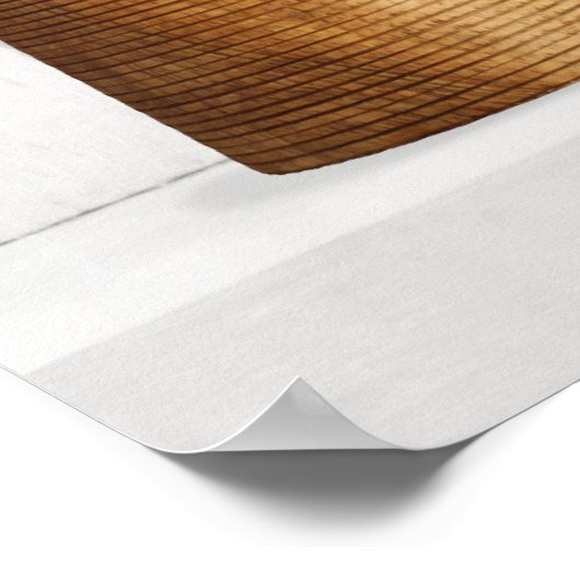 Uitzicht van de Afrikaanse rivier —  open raam Poster (Hoek)